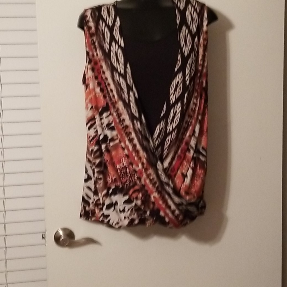 Criss/Cross Blouse, EUC